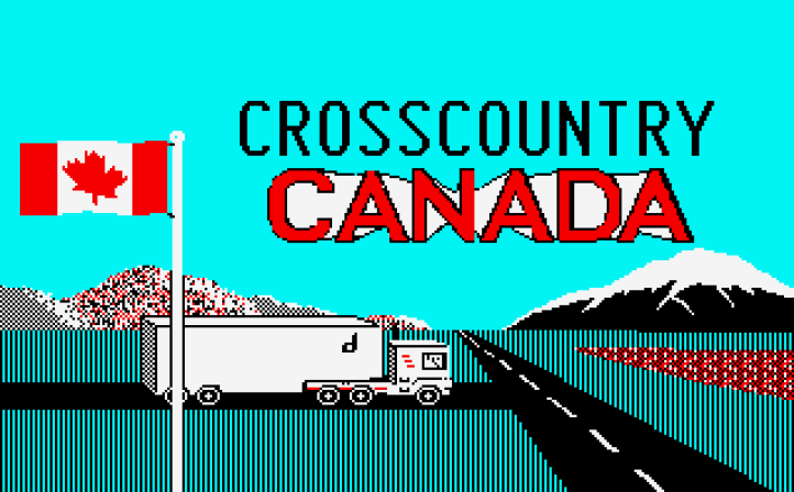 (Play) Retro throwback – Cross Country Canada (MS-DOS, 1991)
